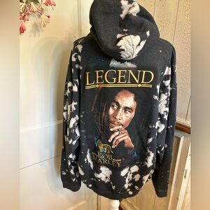 Hard Rock Shop Legendary Bob Marley Design Hoodie